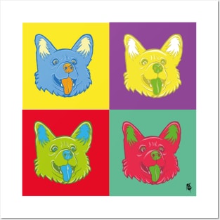 Pop Art Corgis Posters and Art